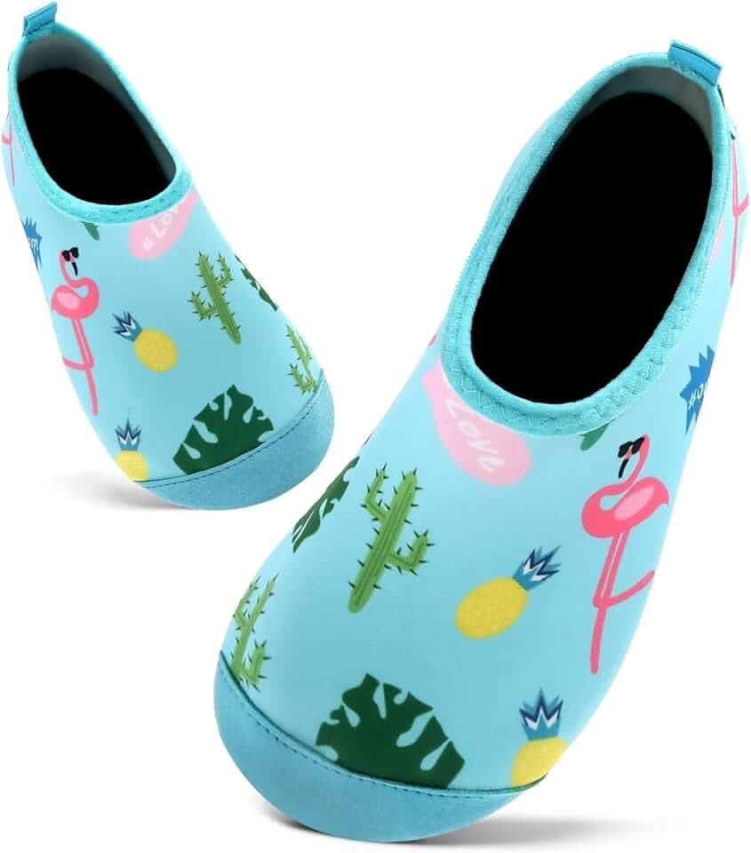 Mabove Badeschuhe Kinder Schwimmschuhe Wasserschuhe Schnell Trocknend Strandschuhe Aquaschuhe für Jungen Mädchen Baby Beach Pool