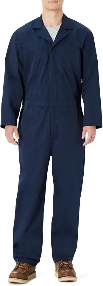 Amazon Basics Men's Relaxed Fit Long Sleeve Workwear Coveralls