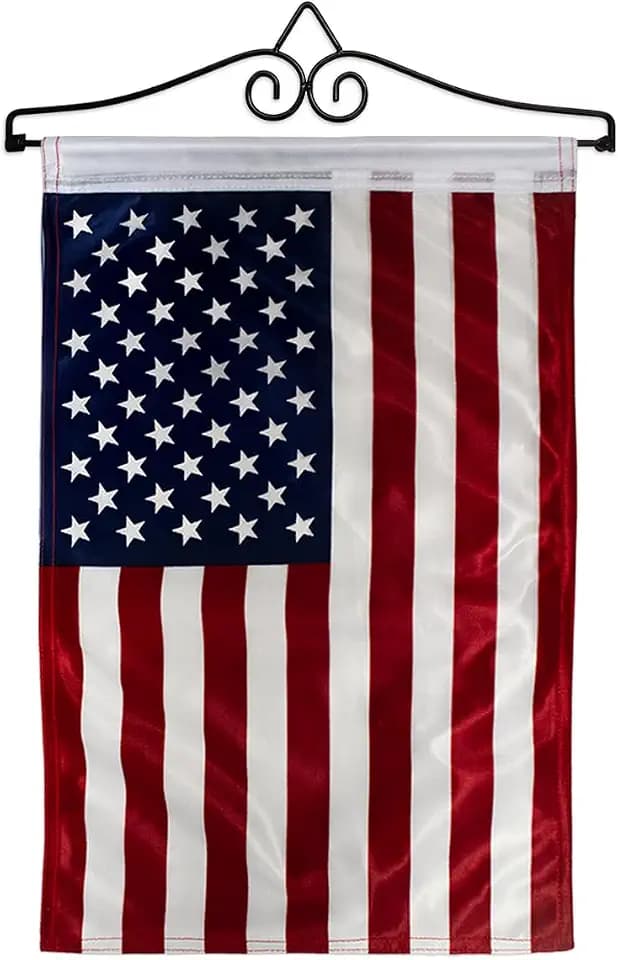 4th Of July American Flags For Outside House Hanger Kit Memorial Wall Hanging Decor Home Independence Day Decoration Grave Yard Sign USA Poster Door Canvas 911 Tapestry Gifts US Flag USA Poster