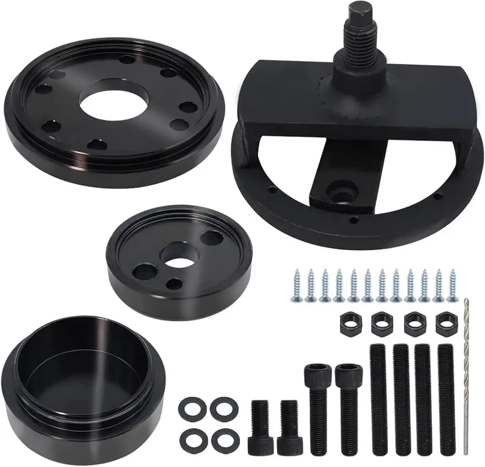 SMMS Front & Rear Crankshaft Seal Remover & Installer with Wear Sleeve Installer Tool Set for Paccar PX-6, Cummins 1989-2016, Replace OE: 3824078 ST-224C