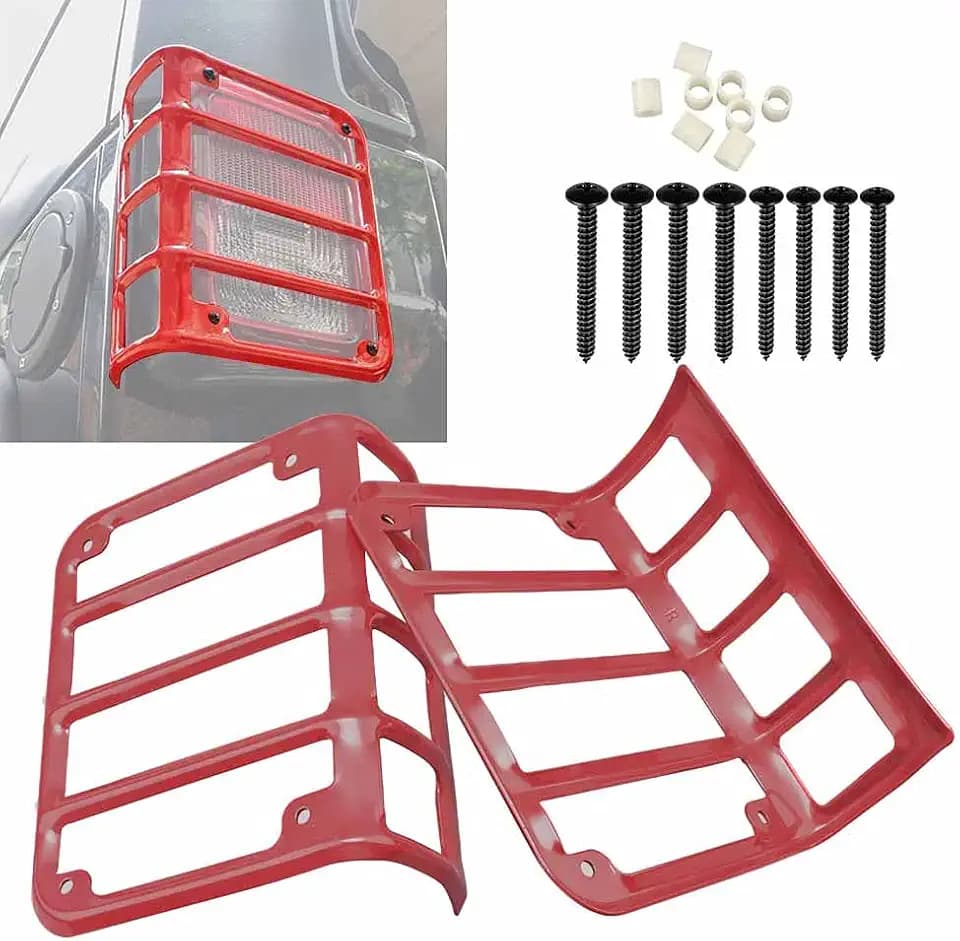 Tail Light Cover for JK (Red)