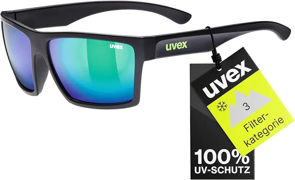 uvex LGL 29 - Sonnenbrille für Damen und Herren - starker Schutz vor Sonnenstrahlung - inkl. uvex Schriftzug auf den Bügeln