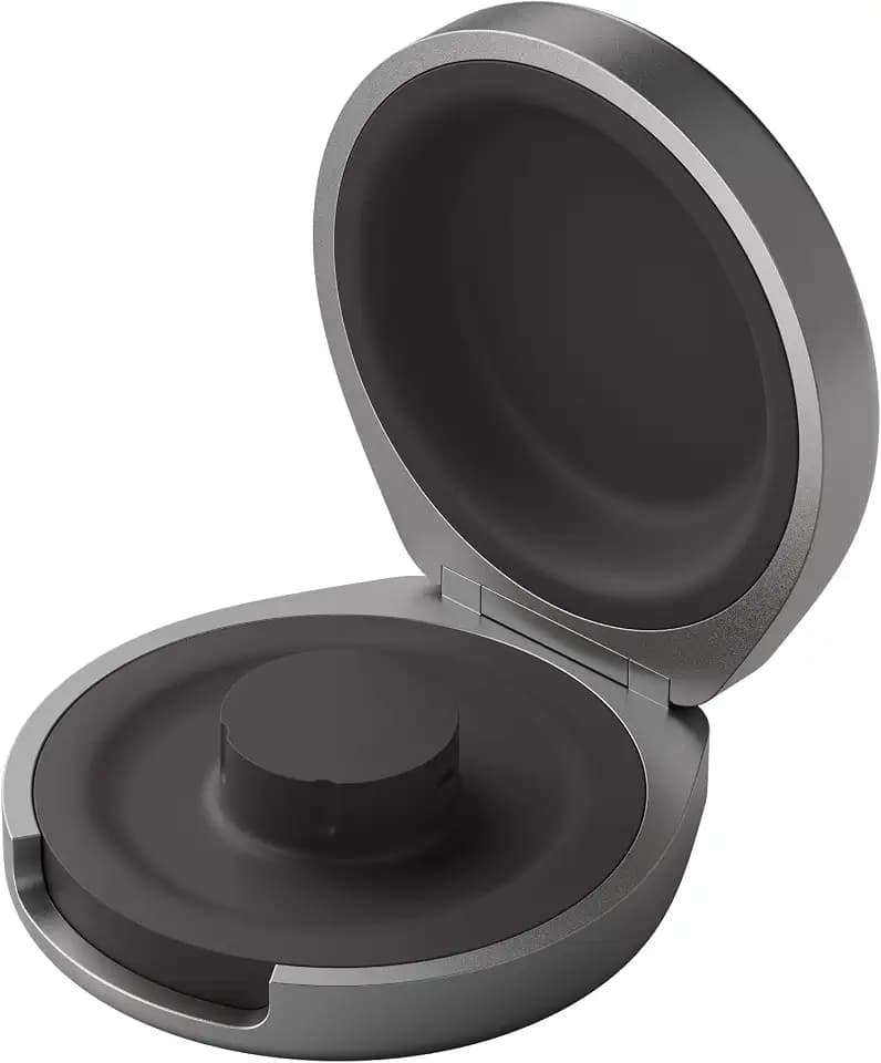 Oura Ring 4 Ladeetui (USB-C-Kabel Nicht im Lieferumfang enthalten) – dunkelgrau – Größe 9 – bis zu 5 Ladungen/1 Monat Ladekapazität, Laden innerhalb von 90 Minuten