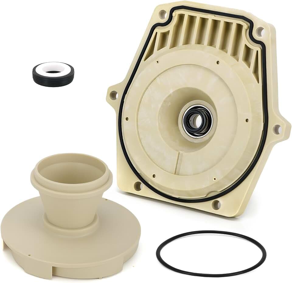074564 Seal Plate & 072927 Diffuser Assembly Kit Compatible with Pentair WhisperFlo Intelliflo Pool Pump for 0.5 HP to 2 HP Inground Pool and Spa Pumps, Replace 25357-300-000 072927Z