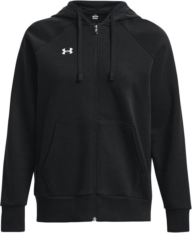 Under Armour Damen Ua Rival Fleece-Hoodie mit Durchgehendem Reißverschluss Sweatshirt (1er Pack)
