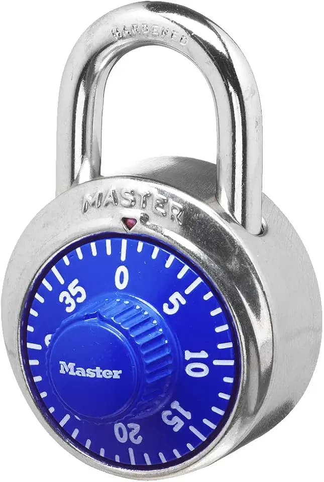Master Lock Combination Lock for Gym Lockers, Blue
