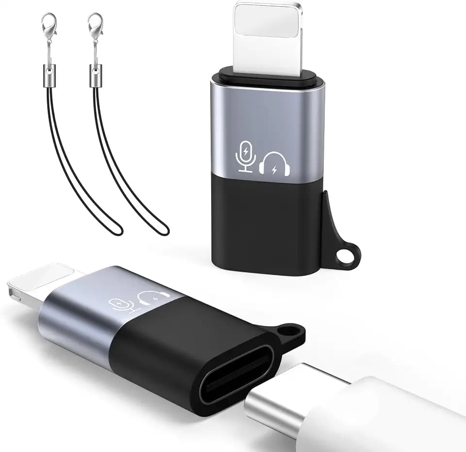 MoKo für DJI Mic Mini USB-C auf Lightning Adapter, iPhone auf USB-C Audio