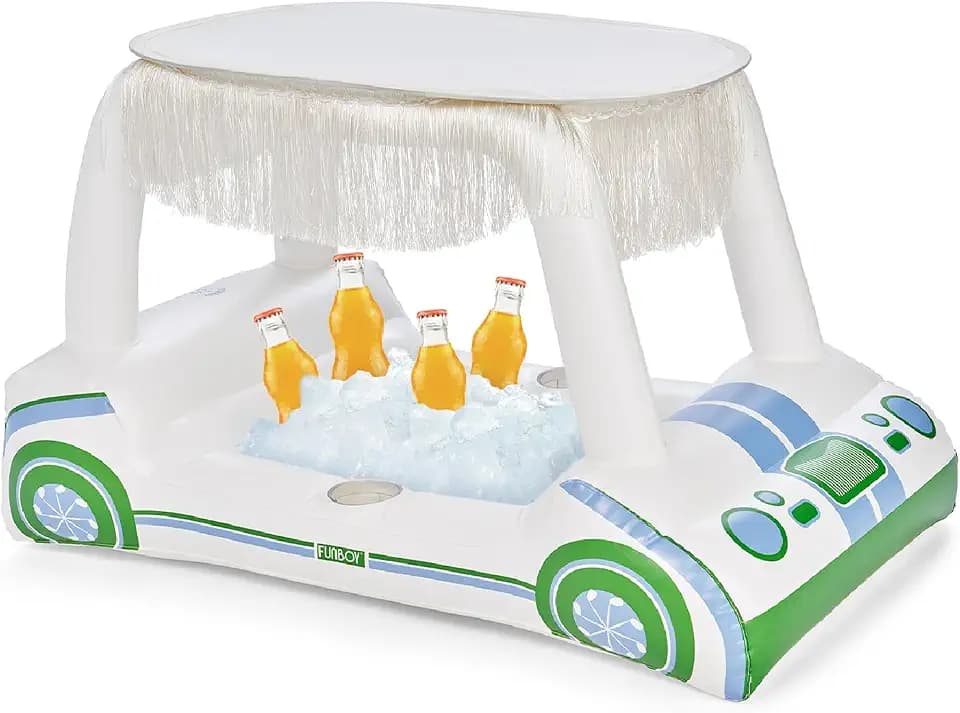 FUNBOY Golf Cart Floating Drink Cooler with Canopy