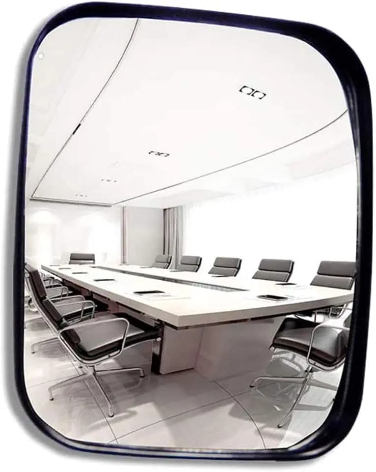 Verkehrsspiegel Weitwinkel Sicherheit Convex Familie Auffahrt Garage Krankenhaus Parkplatz Verkehrssicherheit Single Dot Spiegel, Innen und Außen,16 * 19cm (20 * 24CM)