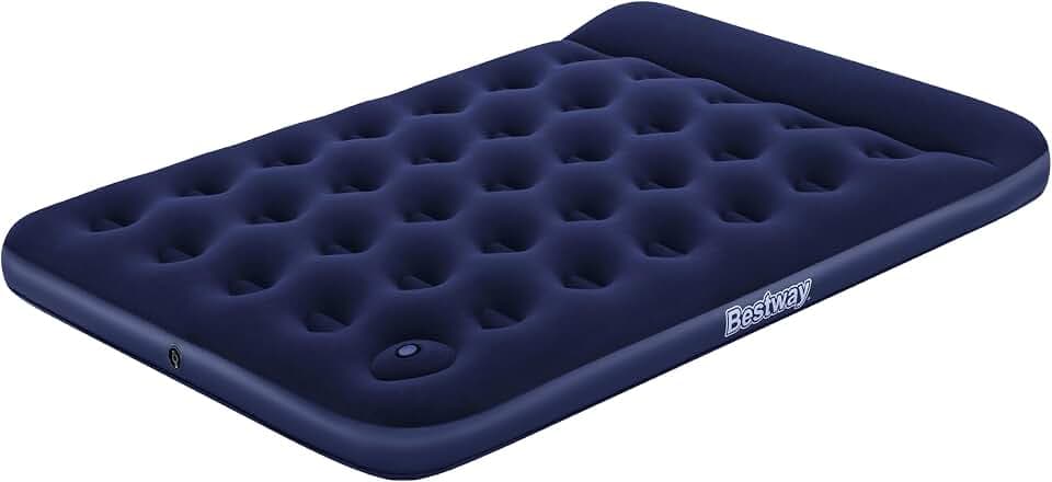 Bestway Doppelluftbett mit integrierter Fußpumpe 191 x 137 x 28 cm