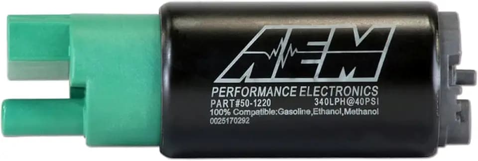AEM 50-1220 High Flow In-Tank Fuel Pump 340LPH - 65mm with Inline Inlet