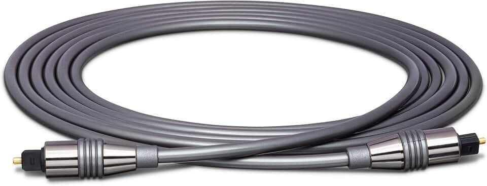 Hosa OPM305 Toslink Fiber Optic Cable, 5 Feet