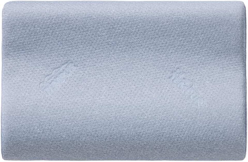 TEMPUR Aspera Schlafkissen, festes Liegegefühl, M (50 x 31 x 10/7 cm), Blau