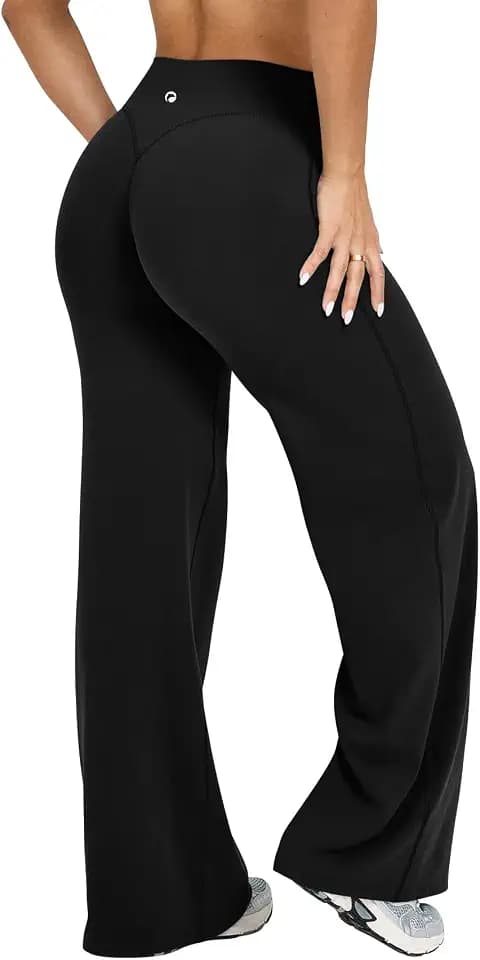 OQQ Yoga Pants Women Casual Soft Straight Leg Bottoms