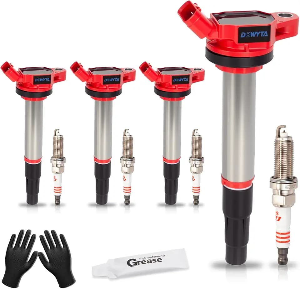 Set of 4 Upgraded Ignition Coil Pack and Spark Plug