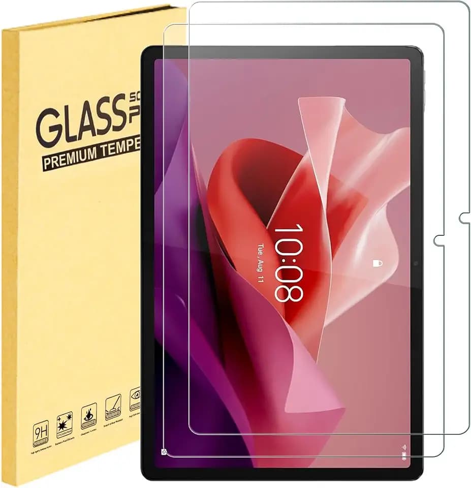 MUBUY-GOL 2 Pack Screen Protector for Lenovo Idea Tab Pro/Yoga Tab Plus 2025 / Tab P12 2023 (12.7-Inch), 9H Hardness Screen Filte Tempered Glass, HD Clear