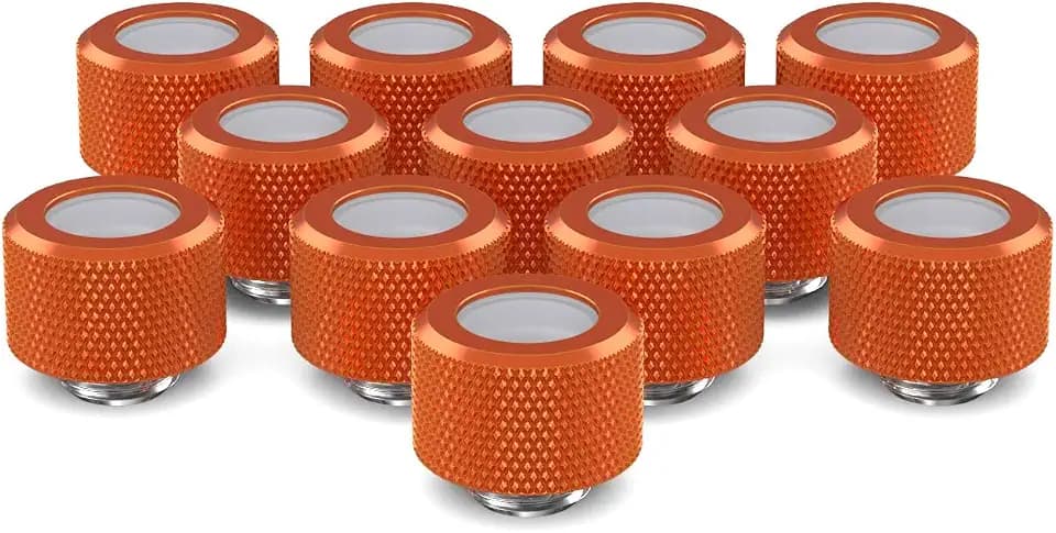 PrimoChill 14mm OD Rigid SX Fitting - 12 Pack - Candy Copper