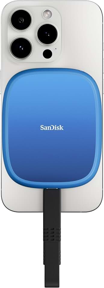 SanDisk Creator Phone SSD 1 TB - bis zu 1.000 MB/s Lesen - Blau