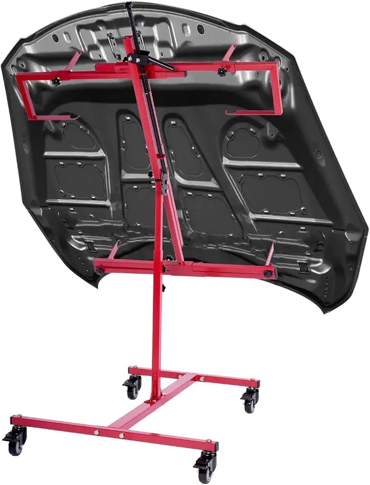 Auto Body Door Paint Stand, Automotive Painting Stand with 4 Wheels