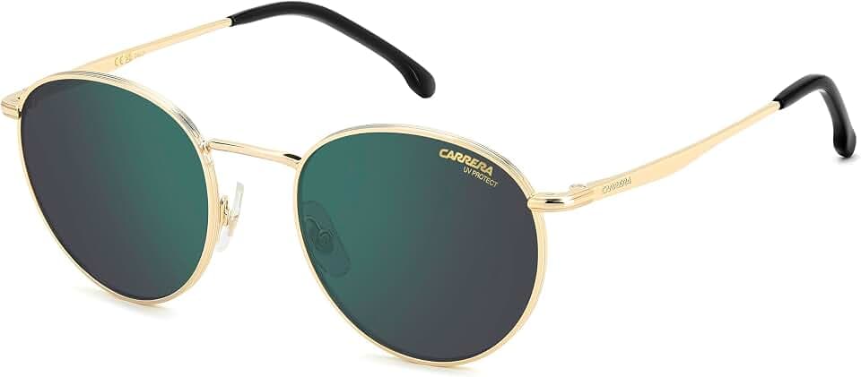 Carrera Unisex Carrera Sun Brille Carrera 339/S Größe 52-21 Mm Gold Schwarz Sunglasses (1er Pack)