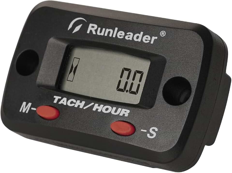 Runleader Urenteller Tachometer Mit Krokodilklemme Pick-up RL-HM068A