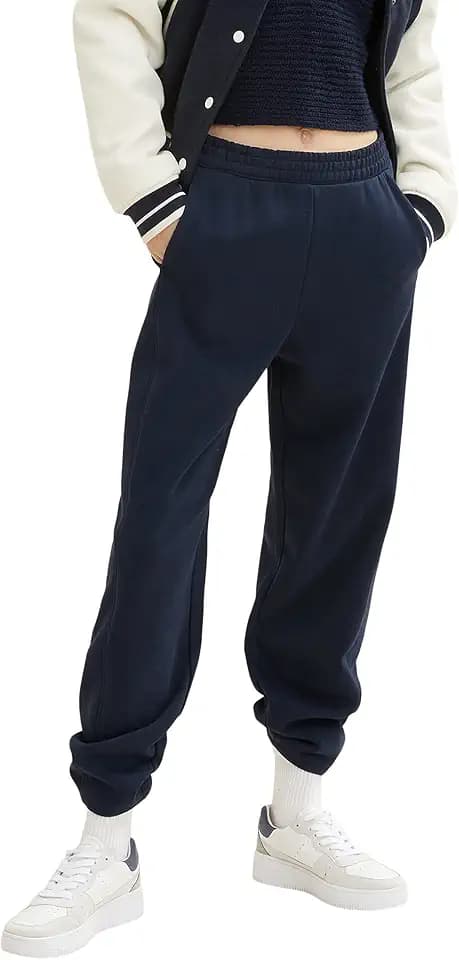 TOM TAILOR Denim Damen Sweatpants mit Ziernaht