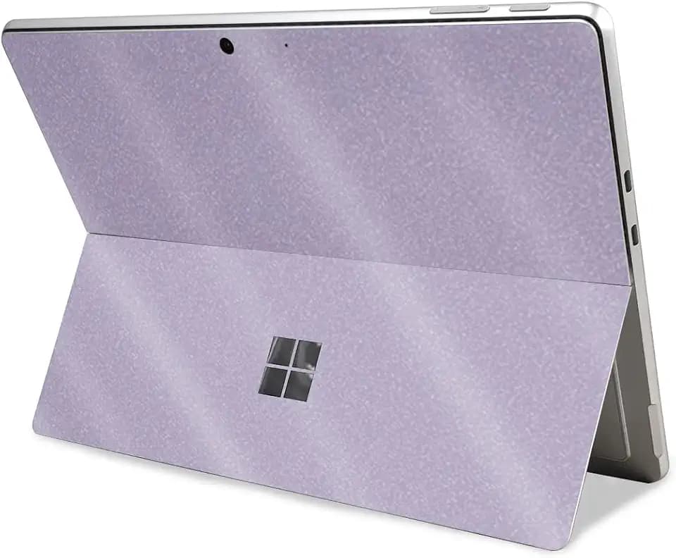 Glossy Glitter Tablet Skin Compatible with Microsoft Surface Pro 11 (2024-2025) - Solid Lavender - Premium 3M Vinyl Protective Wrap Decal Cover - Easy to Apply | Crafted in The USA by MightySkins