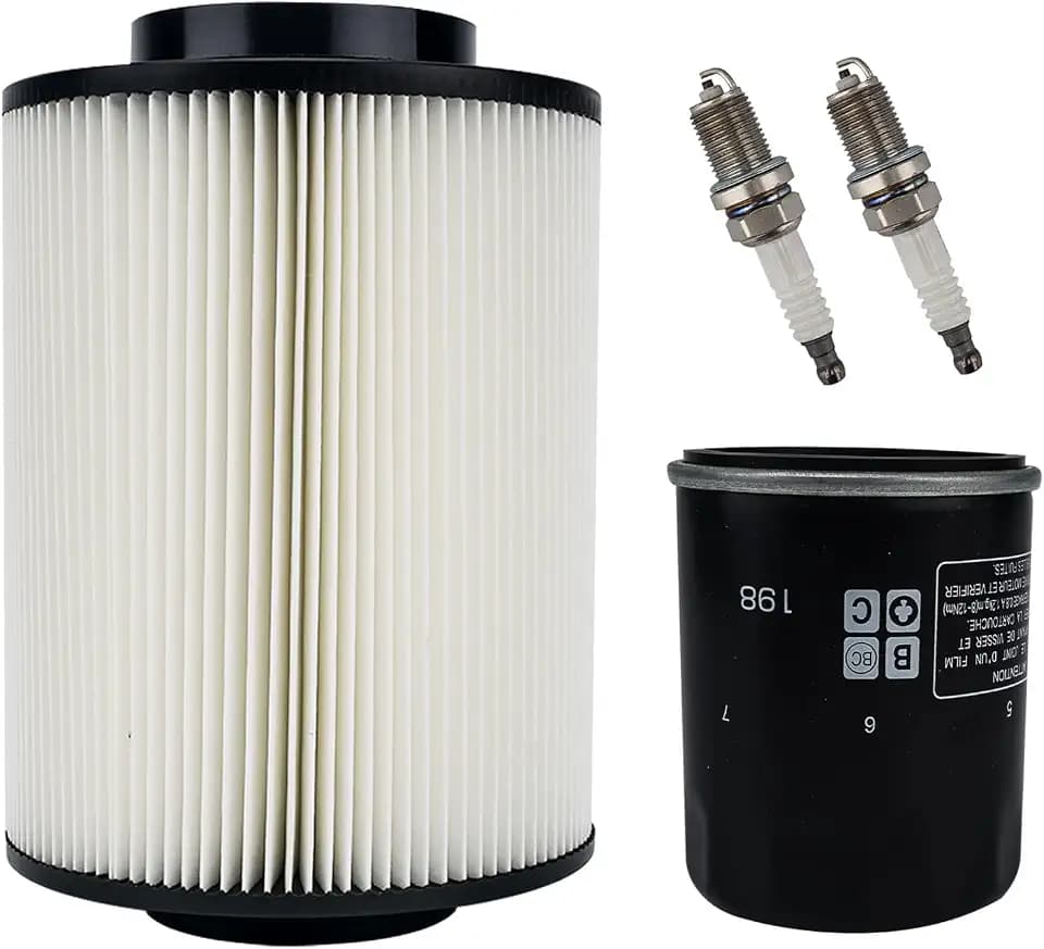 ATV Spark Plug Air/Oil Filter Kit Compatible wiht Polaris RZR 800 Ranger 800 XP 2009-2014 Replaces 1240482 2540086