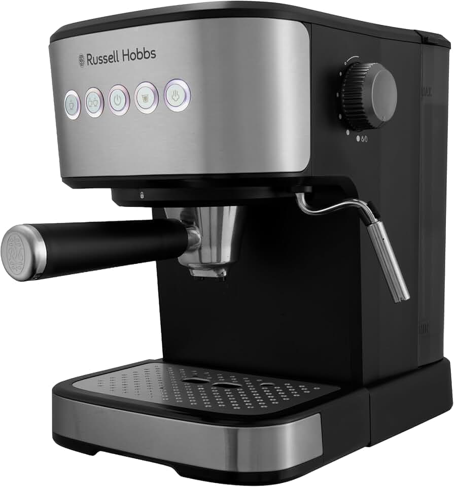 Russell Hobbs Espressomaschine Heaton, Für Kapseln & Kaffeepulver, 1,5 l