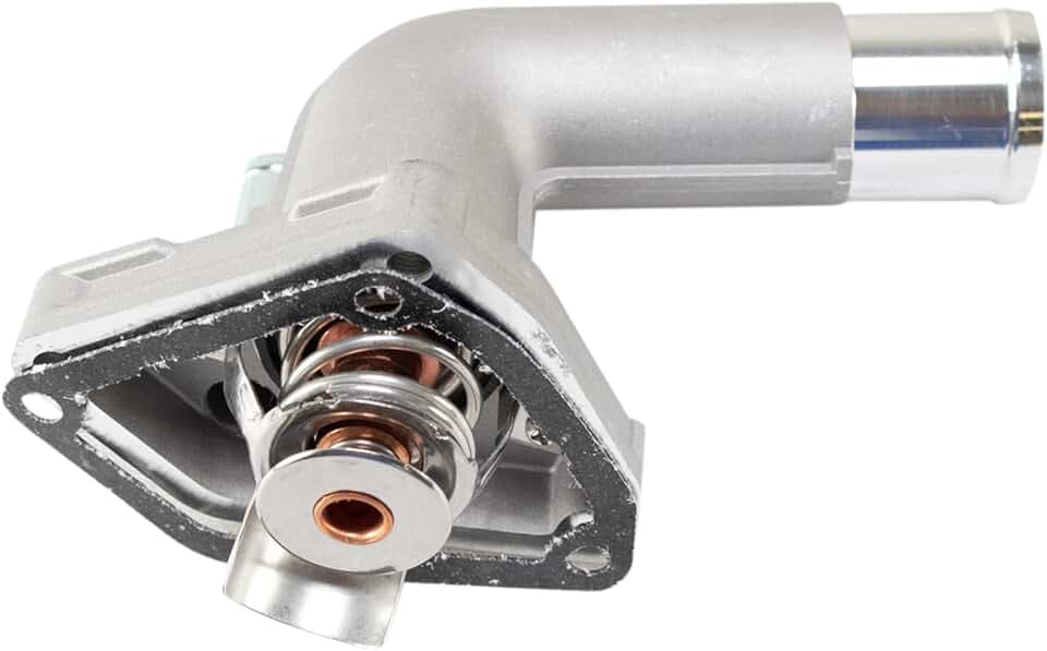 TRQ Engine Coolant Thermostat with Housing Assembly