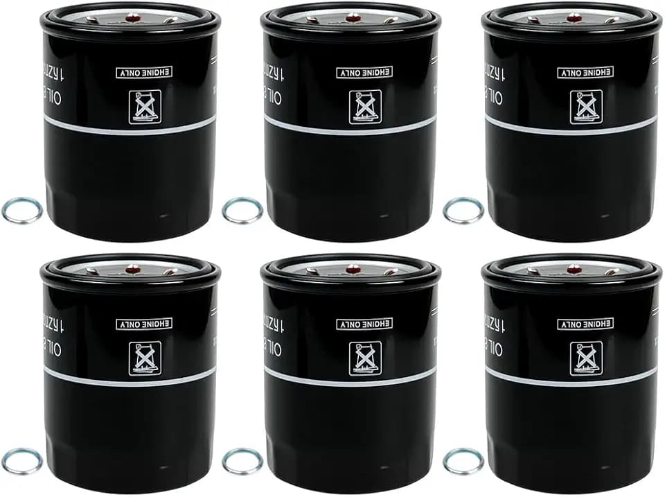 6PCS 15208AA21A Engine Oil Filter Fits for 2011-2025 Outback & Legacy, Impreza, Forester, XV crosstrek, Ascent - Replaces For 15208AA160,15208AA15A, 15208AA20A,SOA6351520815