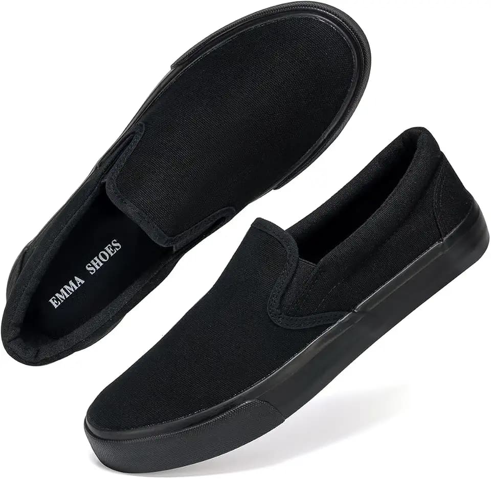 Emma Shoes Canvas Slip On Sneakers for Women