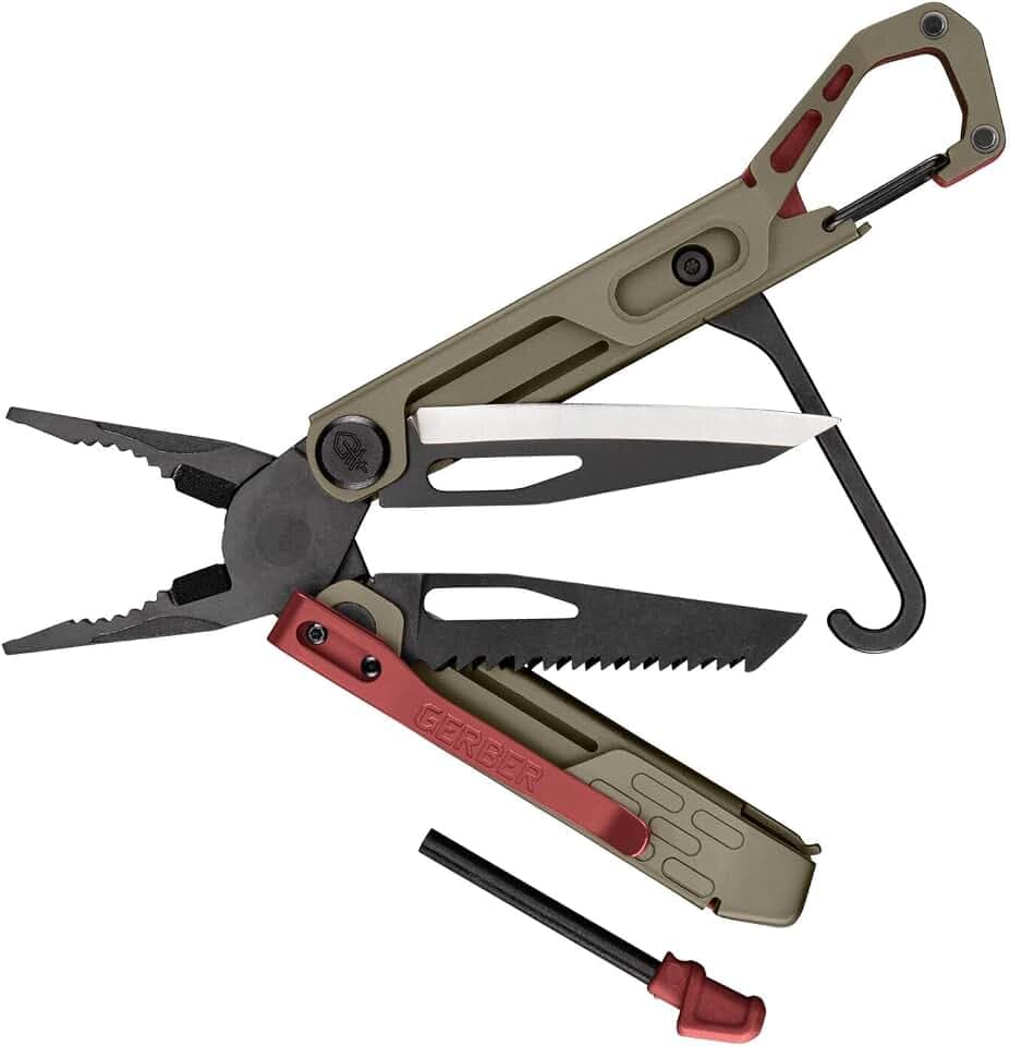 Gerber Multi-Tool mit 10 Funktionen, Stakeout Spark