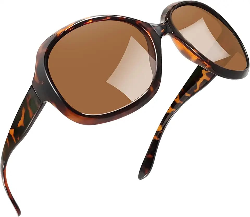 Joopin Große Sonnenbrille Damen Polarisiert Trendy UV400 Brille für Reisen