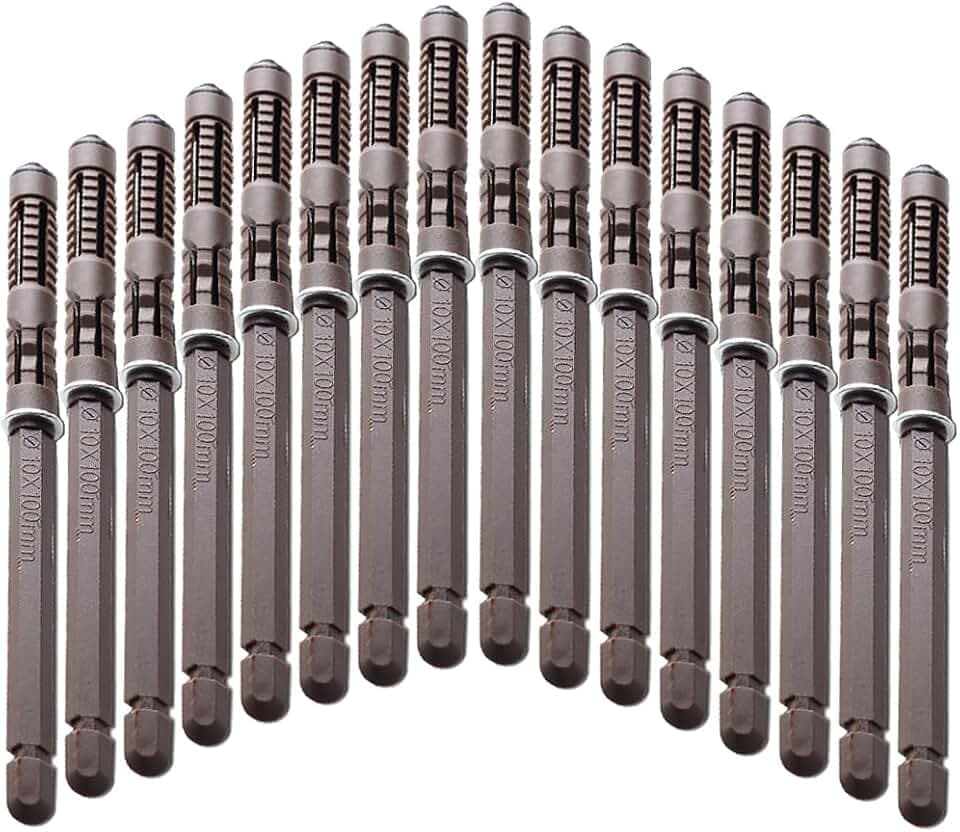 Schwebende Regalhalterungen – 16 Stück, strapazierfähig, unsichtbare Regalhalterungen mit Schrauben, DIY-Hardware, Jalousienstützen, Regale, 109 kg, Ø10 x 100 mm (16 Stück)