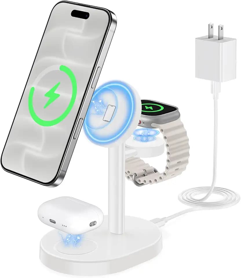 Mag-Safe Charger 3 in 1 Charging Station for iPhone Apple Watch AirPods