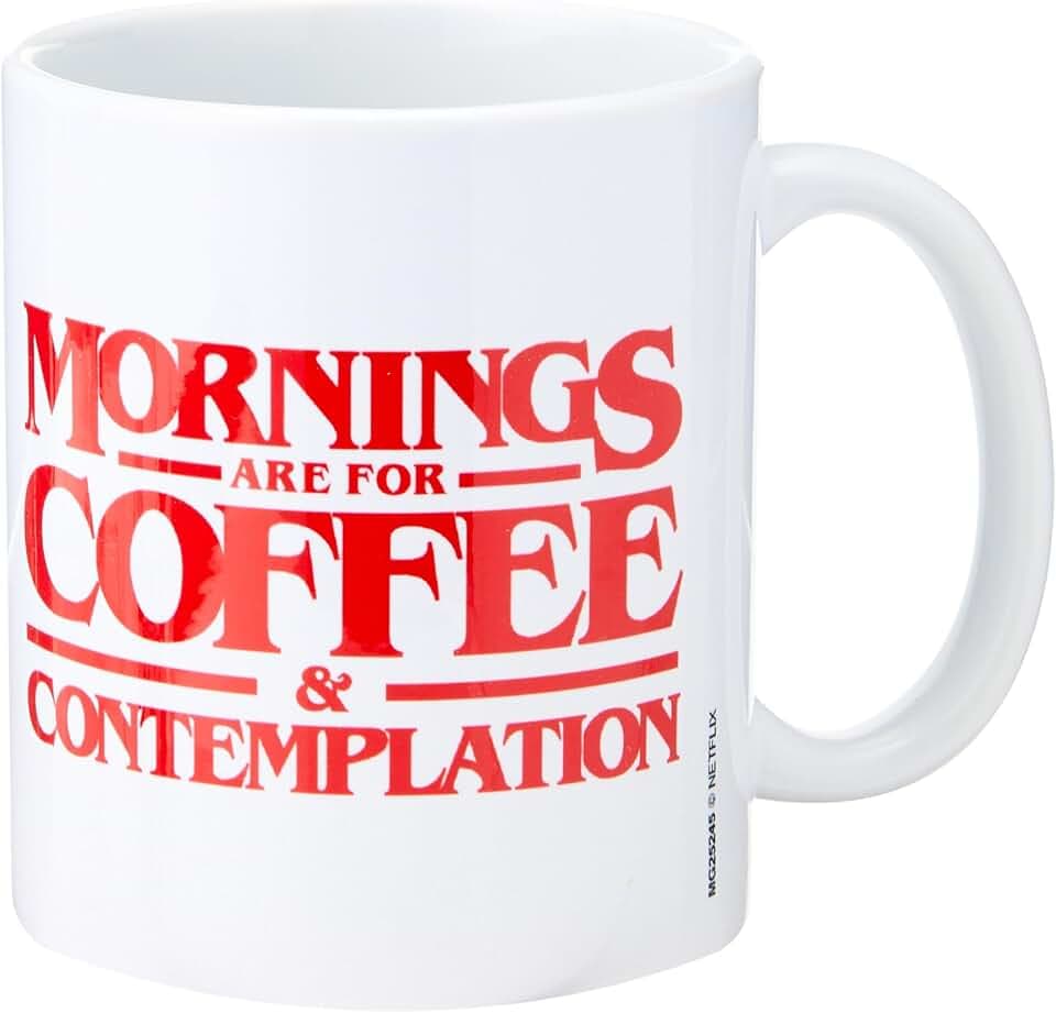 Stranger Things "Coffee and Contemplation,Kaffeebecher,11oz/315ml