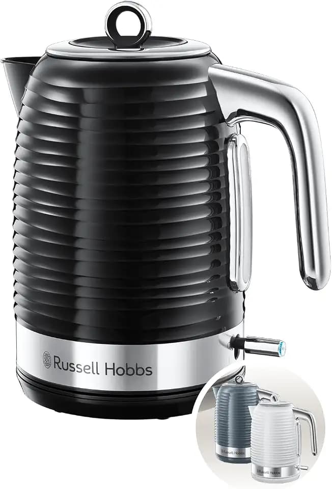 Russell Hobbs Wasserkocher Inspire Schwarz, 1,7 l, 2400 Watt