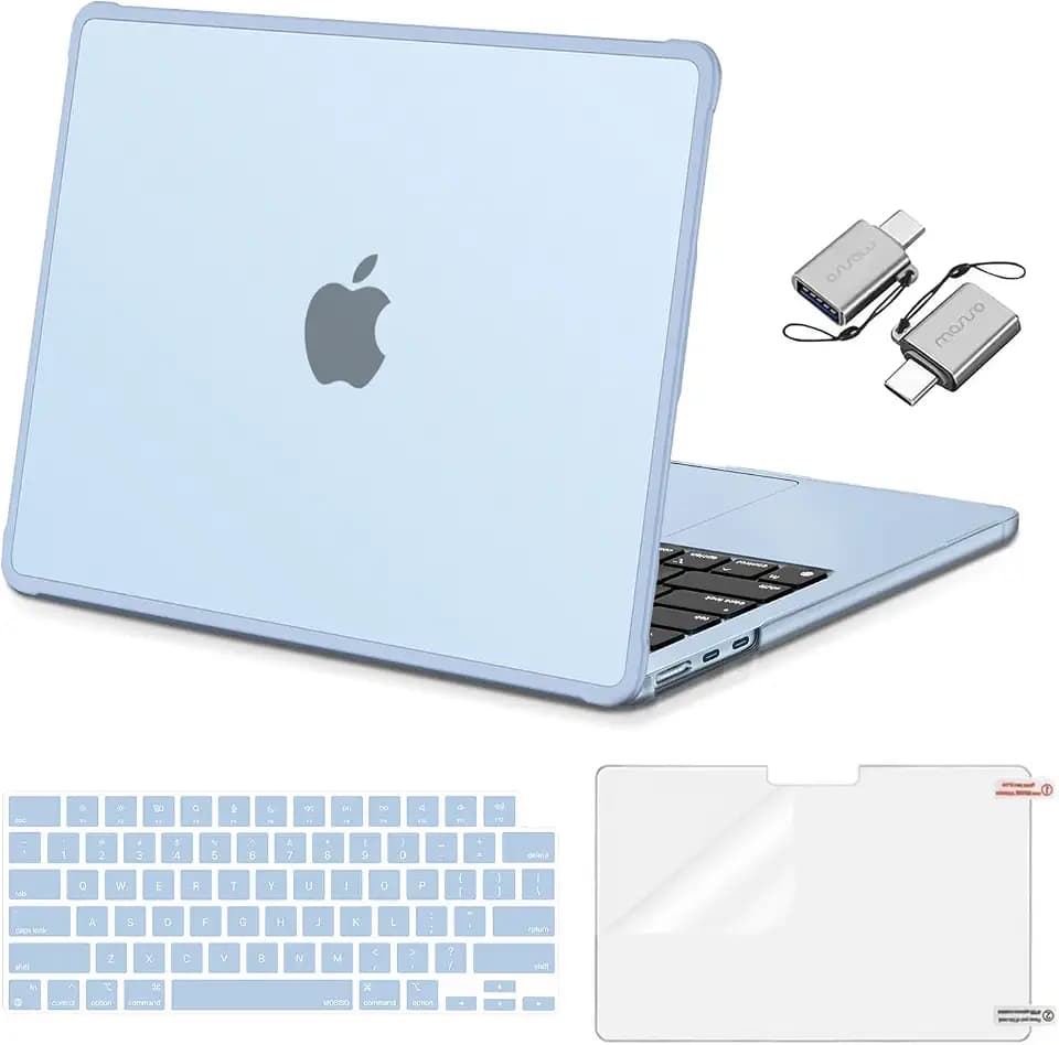 MOSISO Compatible with MacBook Air 13 inch Case M5 M4 M3 M2 2026-2022