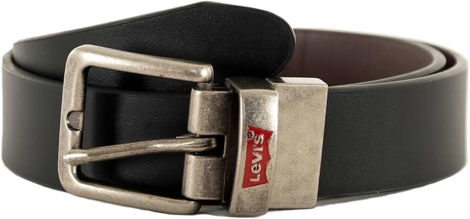 Levi's Unisex Lan Reversible Leather Belt 9a6896 Belt (1er Pack)