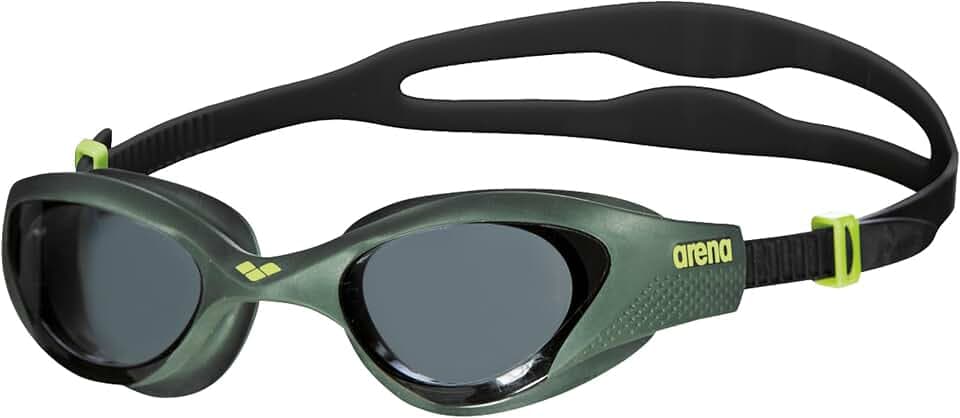arena The One Anti-Fog Schwimmbrille Unisex für Erwachsene, Schwimmbrille mit Breiten Gläsern, UV-Schutz, Selbstjustierender Nasensteg, Orbit-Proof Dichtungen