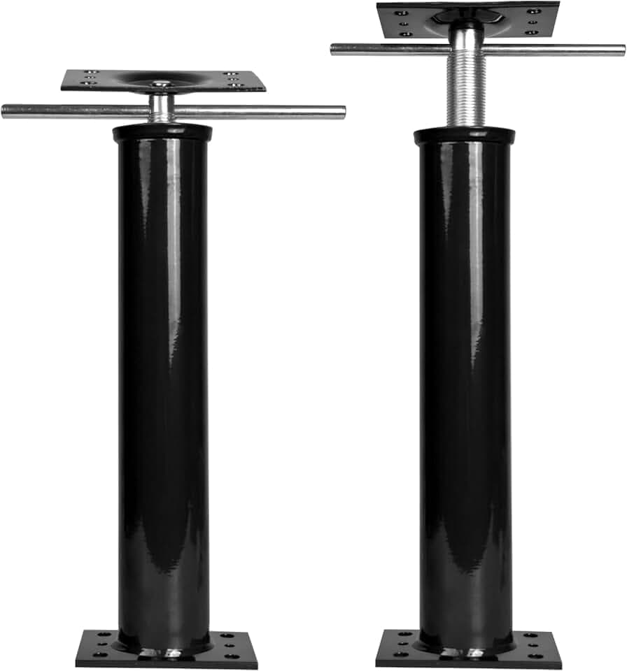 House Jack for Leveling, 15.5"-21" Adjustable Jack Post Basement Floor Jack