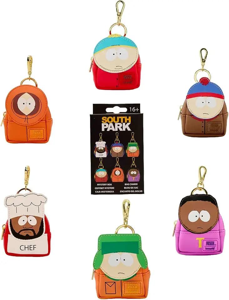 Loungefly South Park Mystery Mini Backpack Keychain Charm