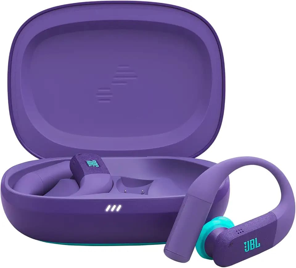 JBL Endurance Peak 4 Kabellose Sport-Ohrhörer mit Noise-Cancelling, Lila