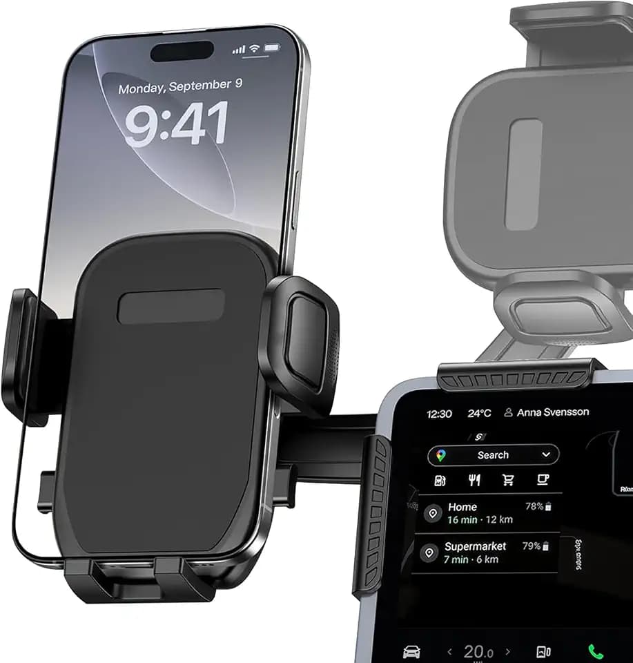 Screen Phone Climping Mount Holder for 2026 Tesla Model 3 Model Y S X