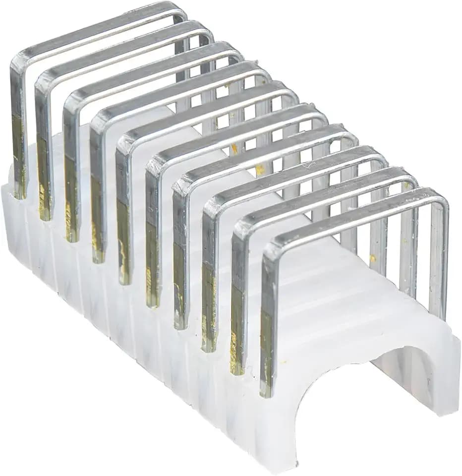 Klein Tools 450-003 Heavy Duty Staples, Made in USA, 19/32 x 11/32-Inch Insulated Staples for Romex and Other Cables, for Klein Tools Stapler No. 450-100