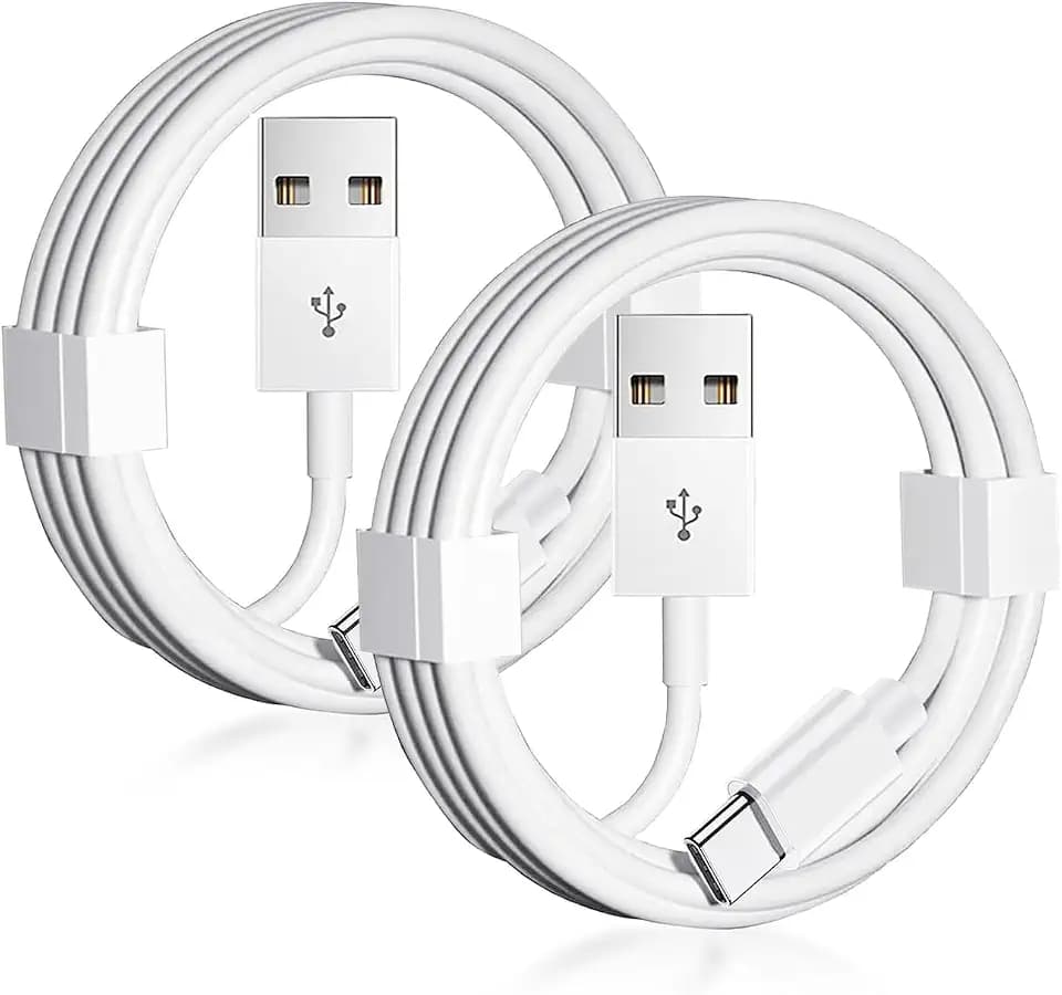 2-Pack 1.5FT Short Car Carplay Cable for iPhone 17 15 16 /Air/ Pro Max, USB A to USB C for Carplay for iPhone USB Cord, Car Charger for iPhone 17 Air Charging Cable, iPad Pro, iPad Car Charger Cord