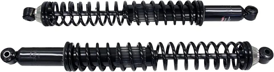 DRiV Monroe Suspension Shock Absorber and Coil Spring Assembly - 58653 - Load-Adjusting Suspension System - Full-Displaced Valving - Self-Lubricating Fluid Seal - For Ford F-150 - Pack of 2