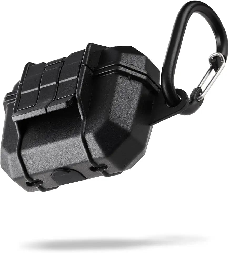 Pelican Marine Series - AirPods Pro 2nd/1st Case with Carabiner Clip- Black