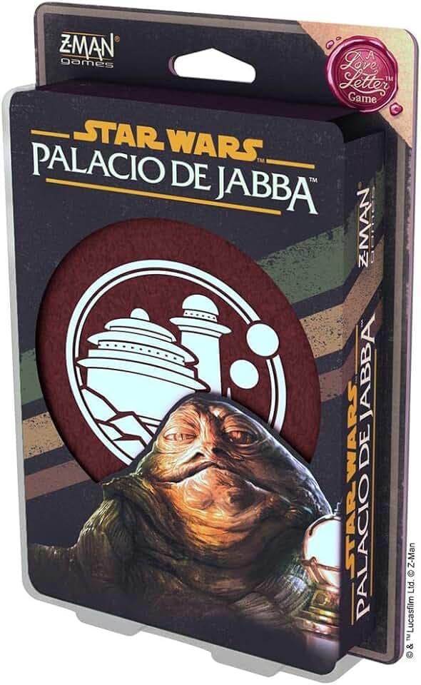Asmodee Star Wars Der Jabba-Palast, Kartenspiel | Abzug und Strategie für 2 bis 6 Spieler, in der Höhle von Jabba el Hutt, ab 10 Jahren, 20 Minuten, Spanisch